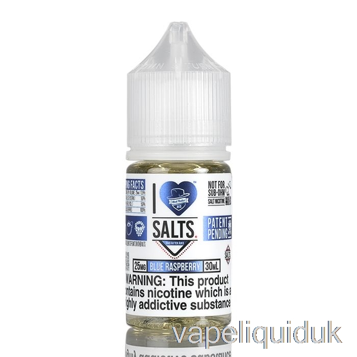Blue Raspberry - I Love Salts - 30mL 50mg Vape Liquid